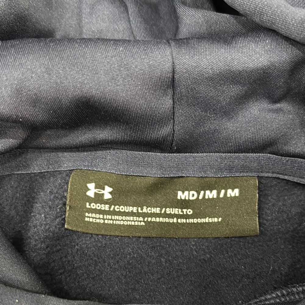 Under Armour Navy Prime Hoodie - Picture 2 of 4